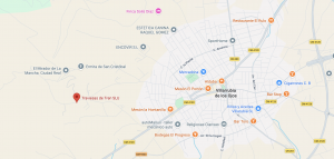 Imagen del mapa de la empresa traviesas de tren SLU